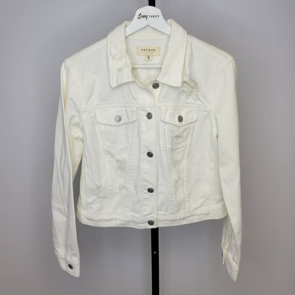 Pacsun Distressed  Denim Jacket